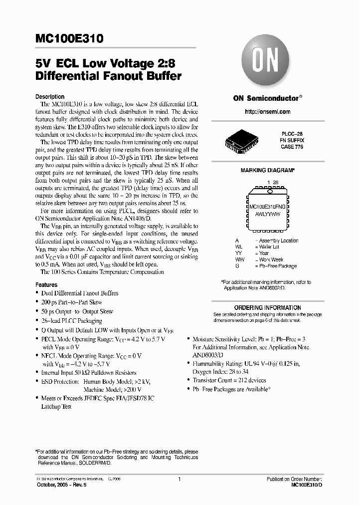 MC100E310FN_705257.PDF Datasheet