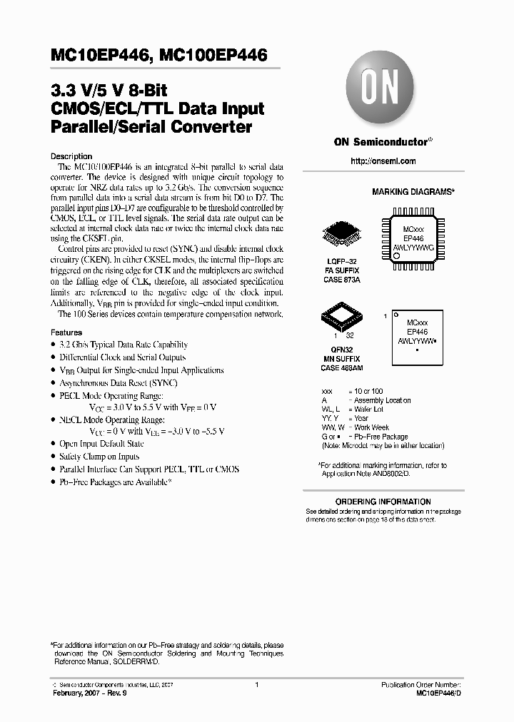 MC100EP446FAG_743086.PDF Datasheet