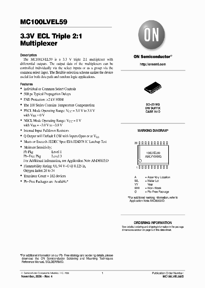 MC100LVEL59DW_753395.PDF Datasheet