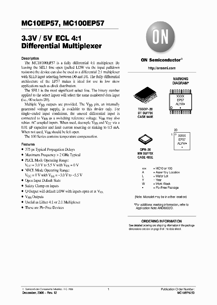 MC10EP5706_743784.PDF Datasheet
