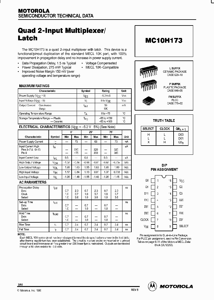 MC10H173_705396.PDF Datasheet