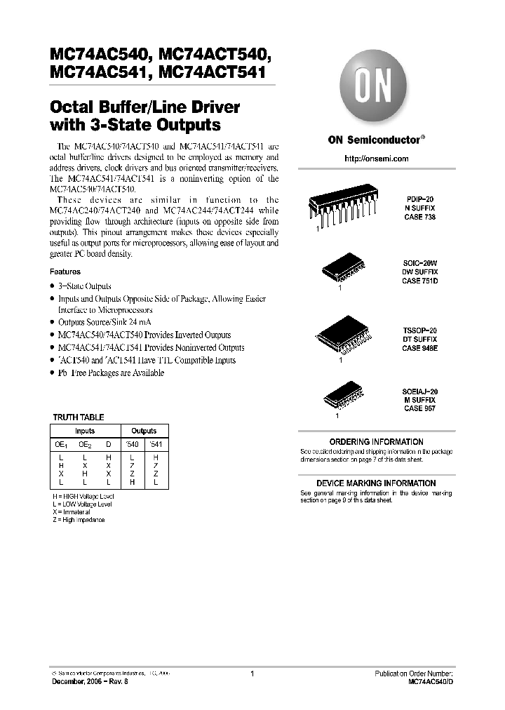 MC74ACT541MEL_629766.PDF Datasheet