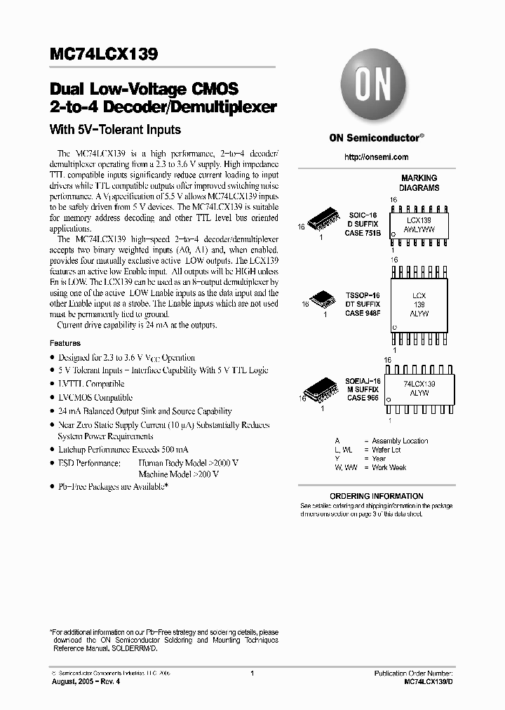 MC74LCX139D_673301.PDF Datasheet