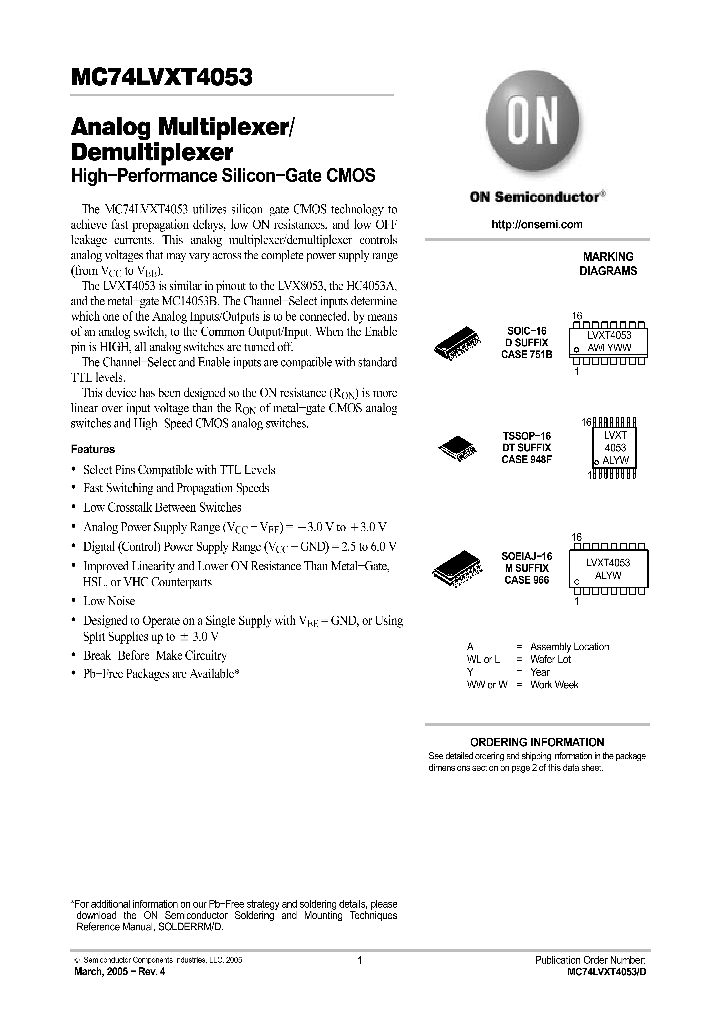 MC74LVXT405305_750036.PDF Datasheet