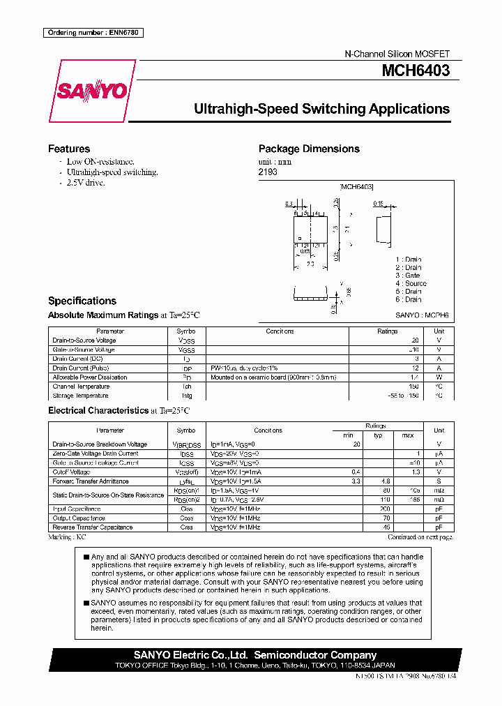 MCH6403_958157.PDF Datasheet