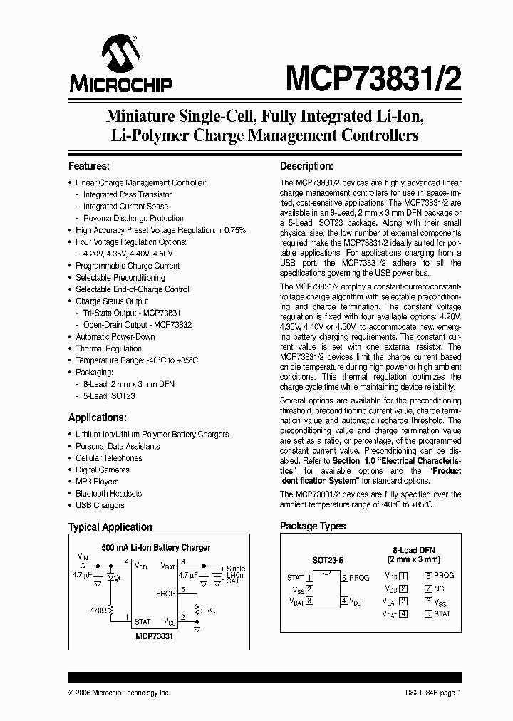 MCP73831_1013900.PDF Datasheet