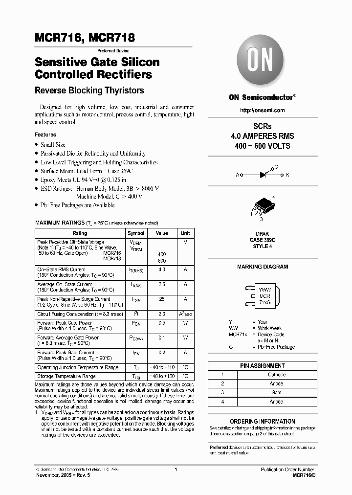 MCR71605_742466.PDF Datasheet