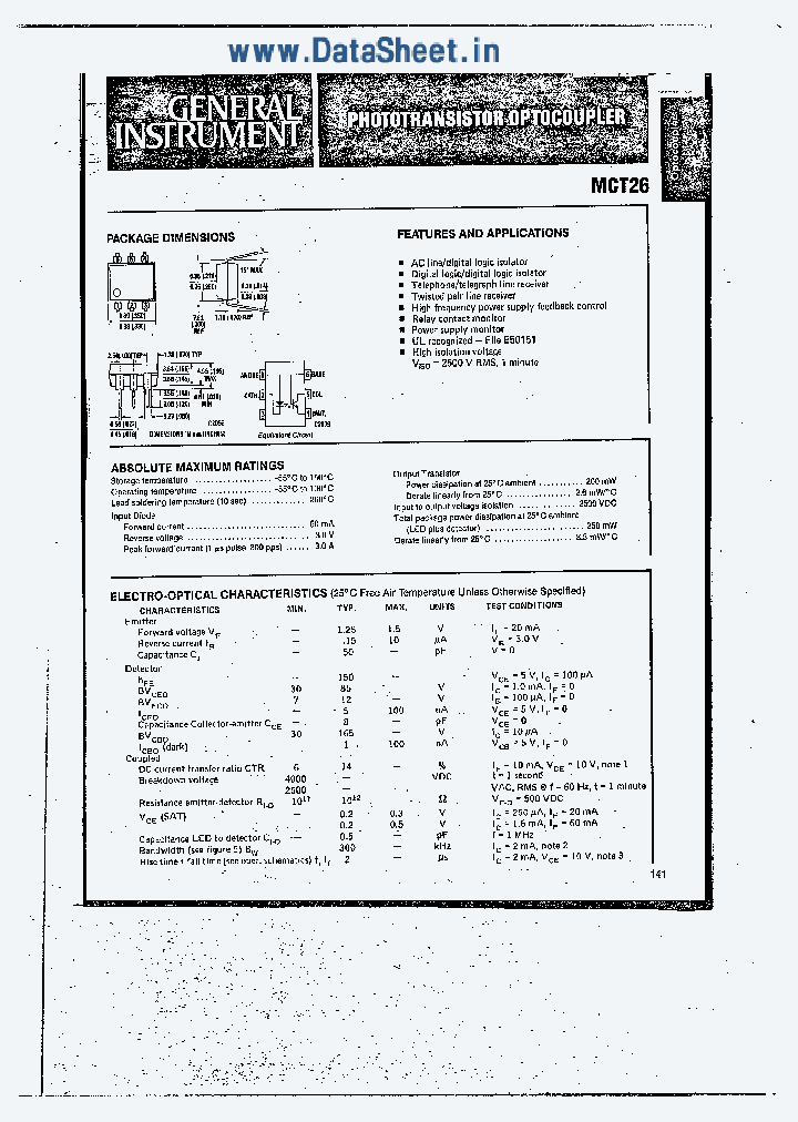 MCT26_840218.PDF Datasheet