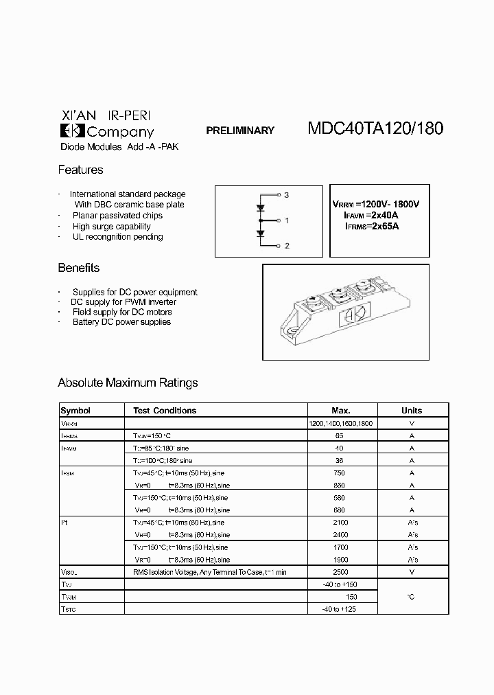 MDC40TA120_878388.PDF Datasheet