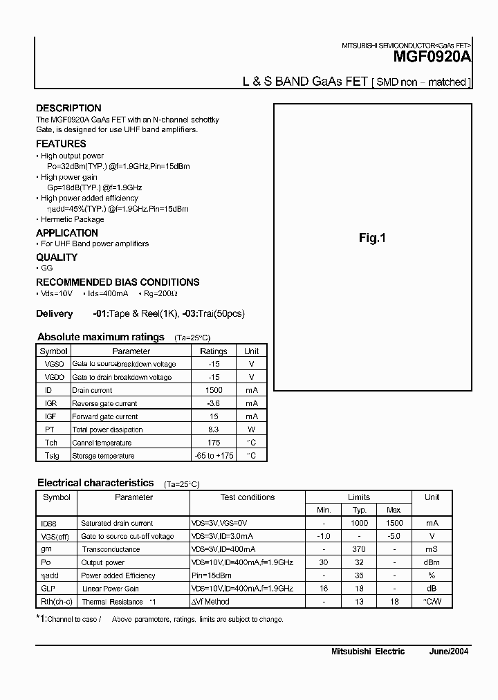 MGF0920A_717583.PDF Datasheet