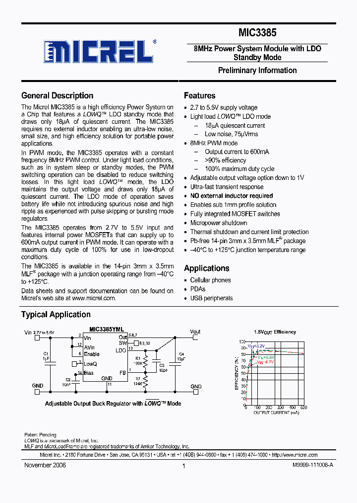 MIC3385YML_685295.PDF Datasheet