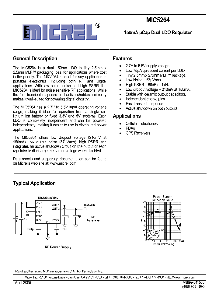 MIC5264_819156.PDF Datasheet