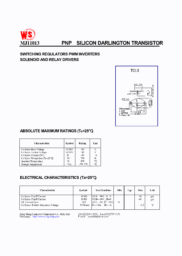 MJ11013_936615.PDF Datasheet