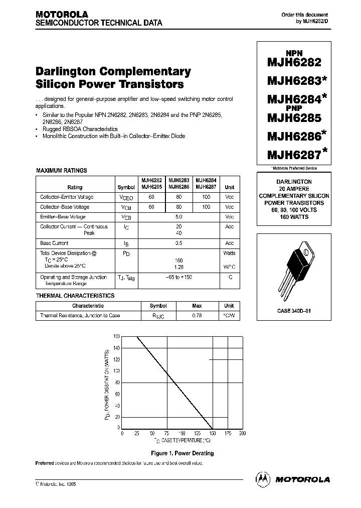 MJH6284_744512.PDF Datasheet