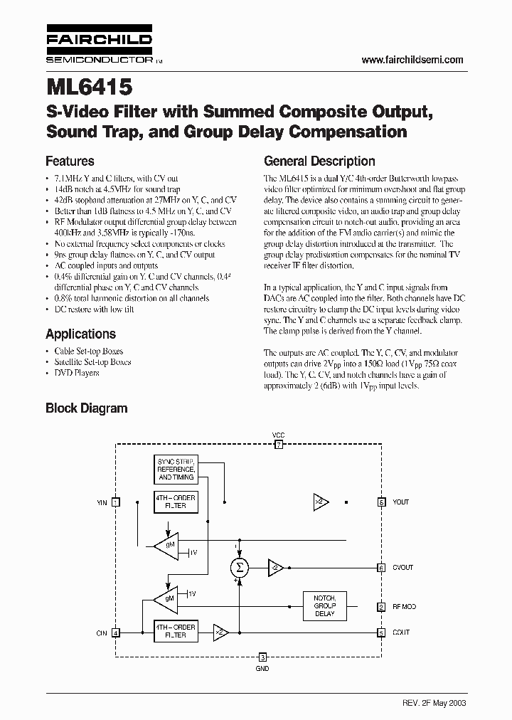ML6415_774799.PDF Datasheet