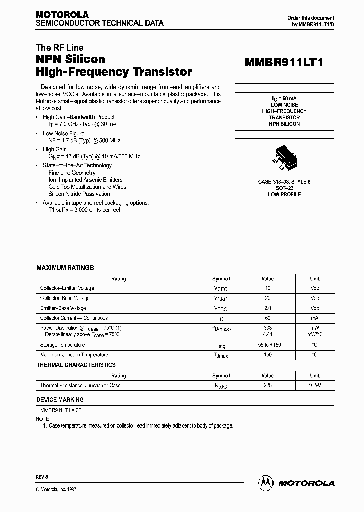 MMBR911_1013858.PDF Datasheet