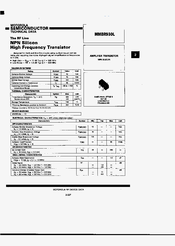 MMBR930L_1013865.PDF Datasheet