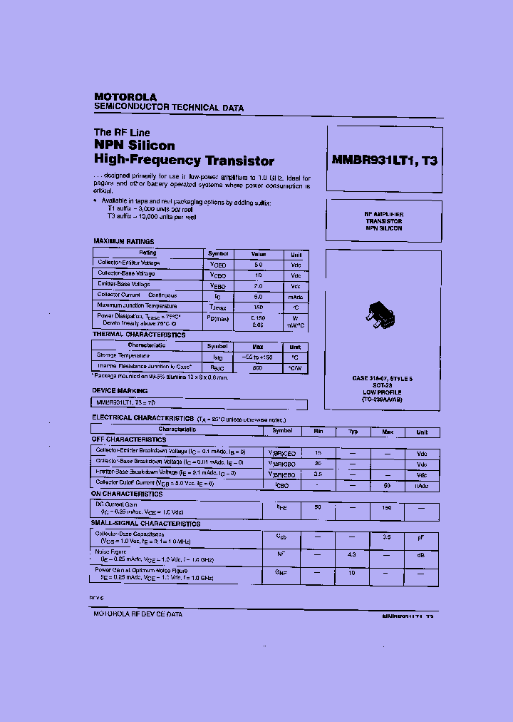 MMBR931LT1_1013867.PDF Datasheet