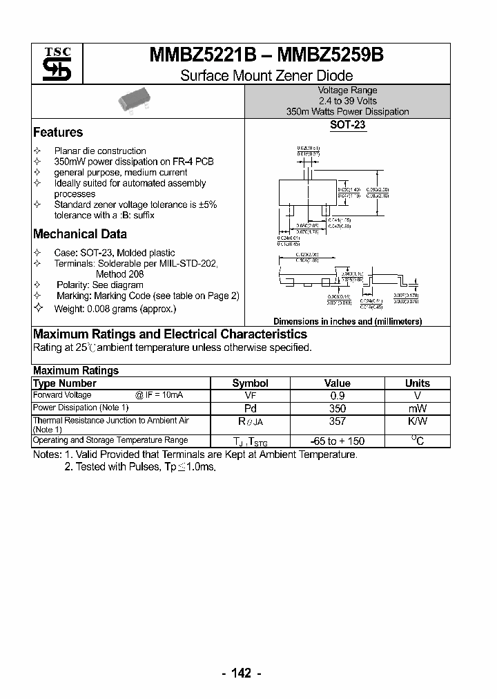 MMBZ5254B_832302.PDF Datasheet