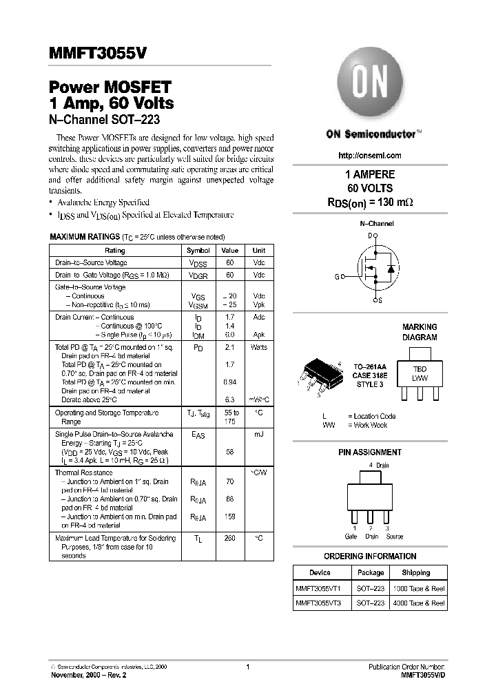 MMFT3055VT1_829339.PDF Datasheet
