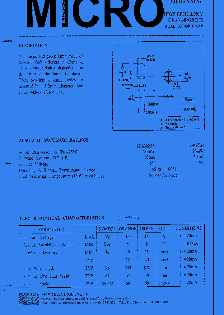 MOGN31W_1017078.PDF Datasheet