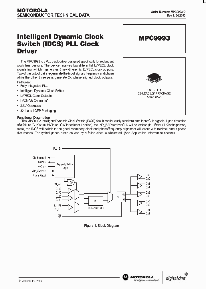 MPC9993_1013573.PDF Datasheet