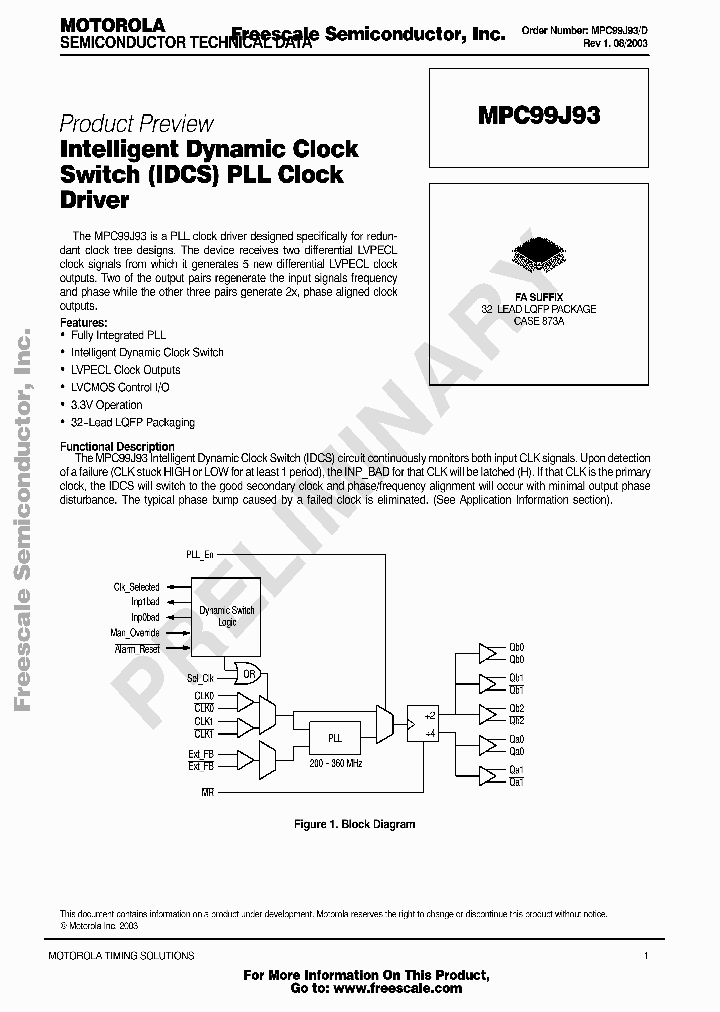 MPC99J93_1013577.PDF Datasheet