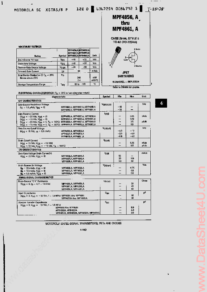MPF4856A_946327.PDF Datasheet