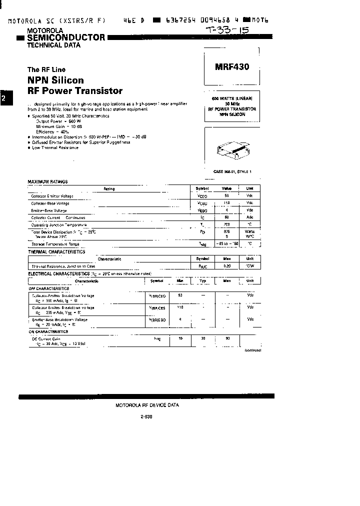 MRF430_923706.PDF Datasheet