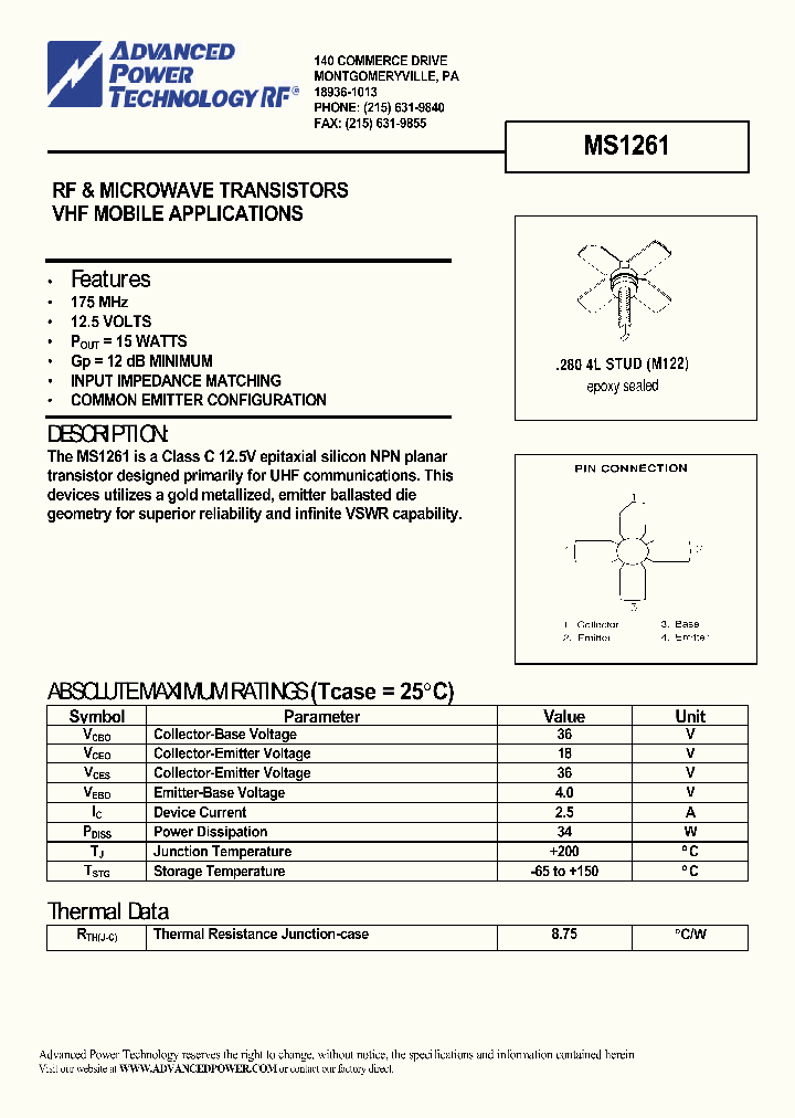 MS1261_647432.PDF Datasheet