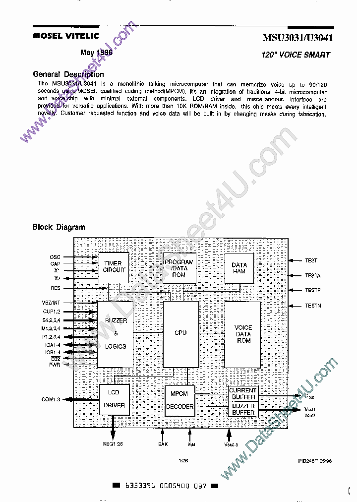 MSU3031_925539.PDF Datasheet