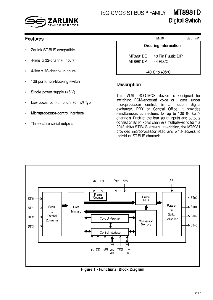 MT8981D_843925.PDF Datasheet