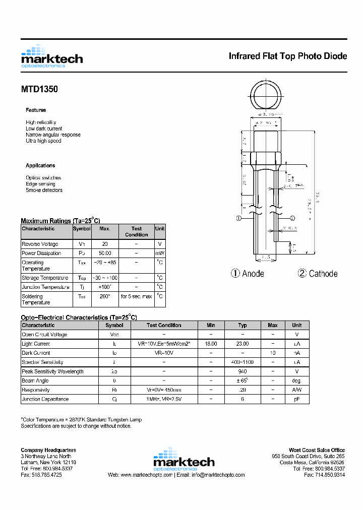 MTD1350_1015417.PDF Datasheet