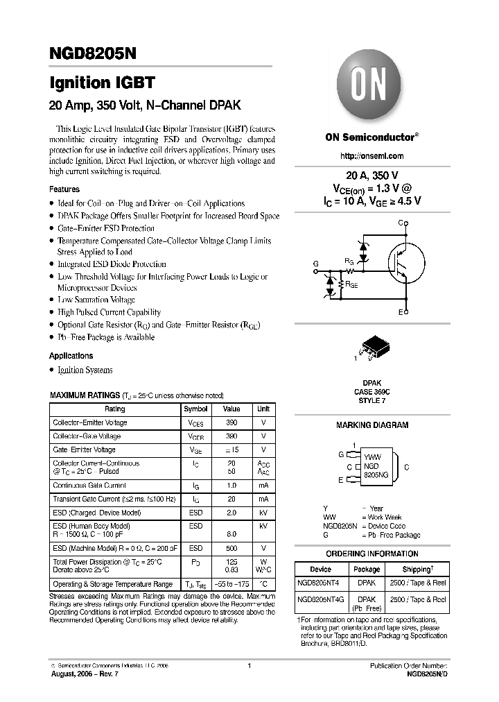 NGD8205NT4_707995.PDF Datasheet
