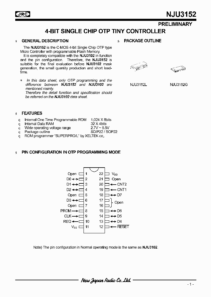 NJU3152_882871.PDF Datasheet