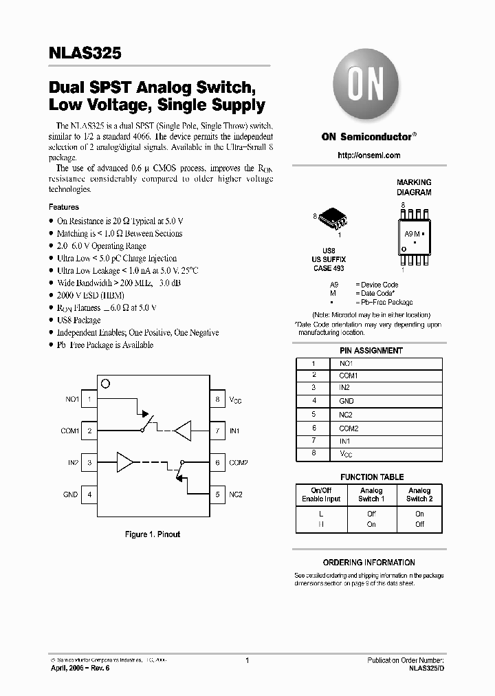 NLAS32506_761494.PDF Datasheet