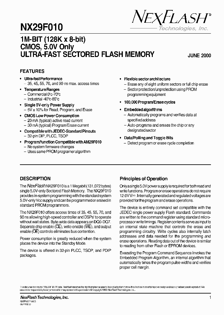 NX29F010-90PL_774533.PDF Datasheet