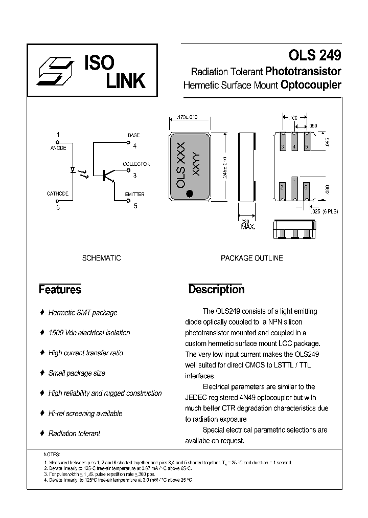 OLS249_1020863.PDF Datasheet