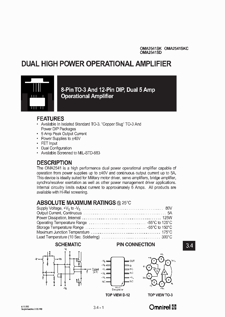 OMA2541SK_675667.PDF Datasheet