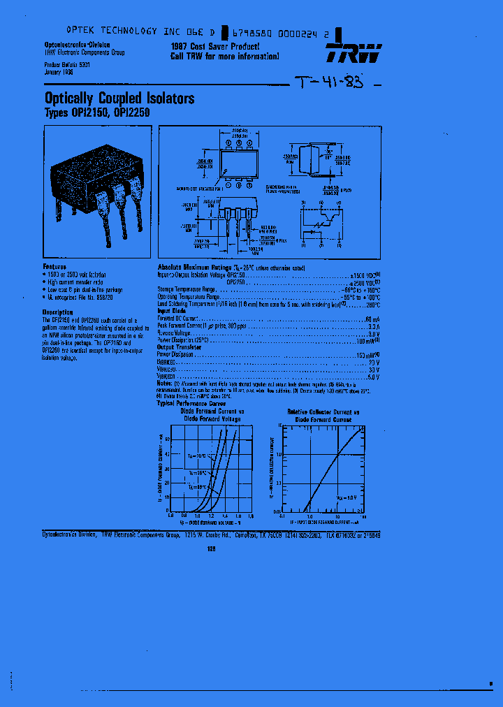 OPI2150_817442.PDF Datasheet