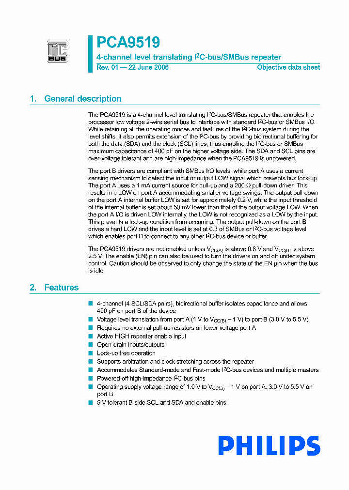 PCA9519_1112407.PDF Datasheet