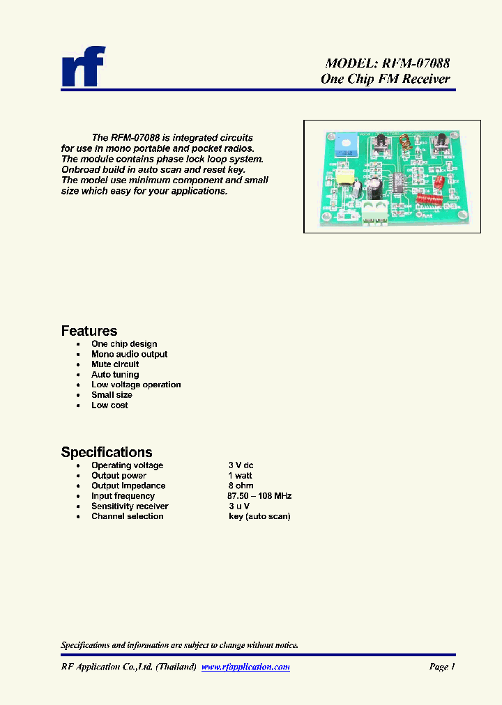 RFM-07088_955331.PDF Datasheet
