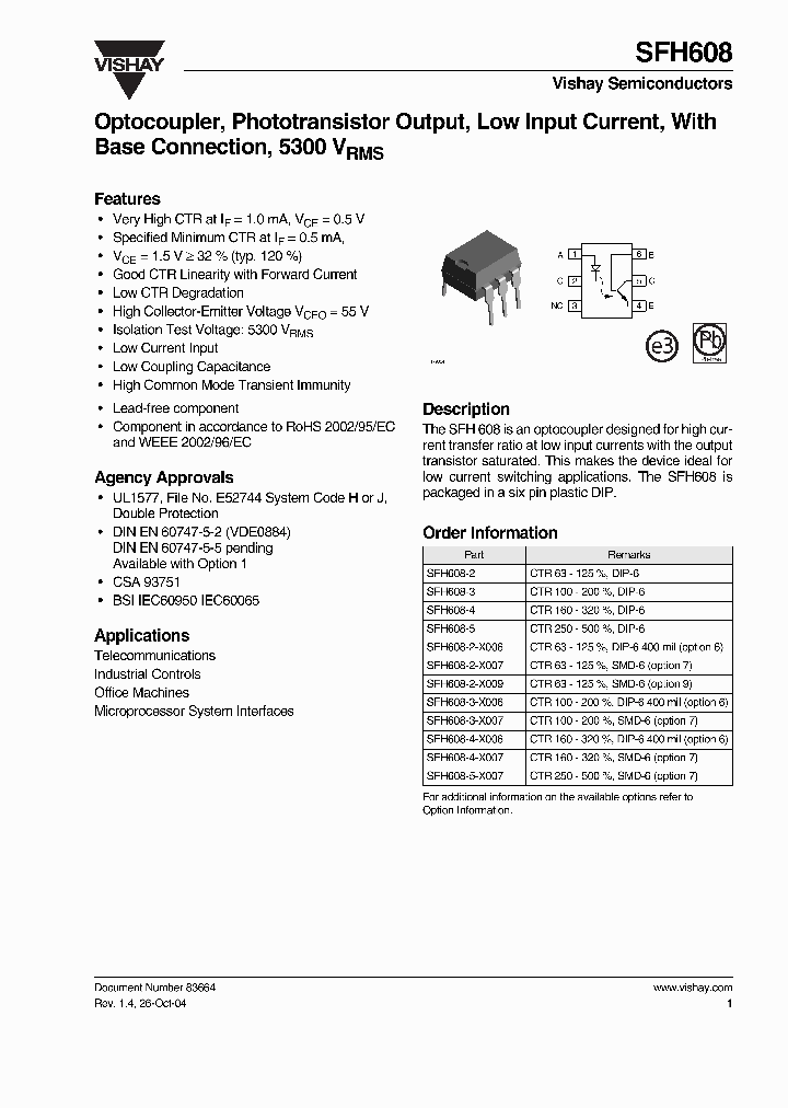 SFH608-2_1134412.PDF Datasheet