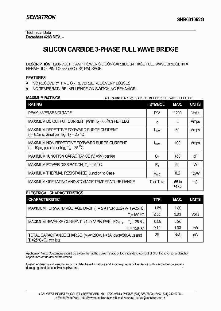 SHB601052G_834433.PDF Datasheet