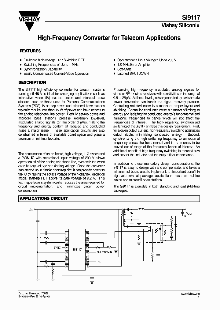 SI9117_907788.PDF Datasheet