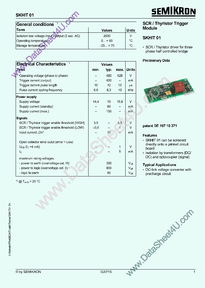 SKHIT01_930951.PDF Datasheet