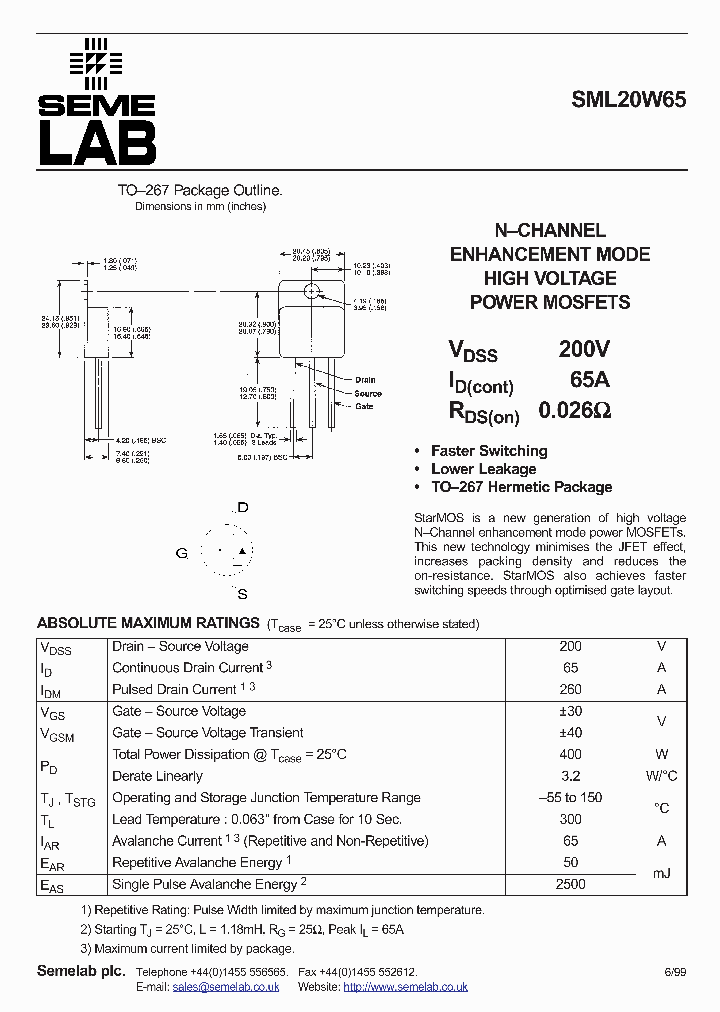 SML20W65_809895.PDF Datasheet