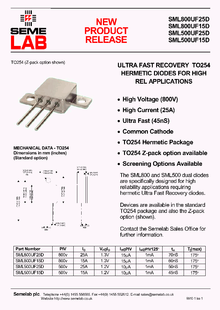 SML500UF25D_927908.PDF Datasheet