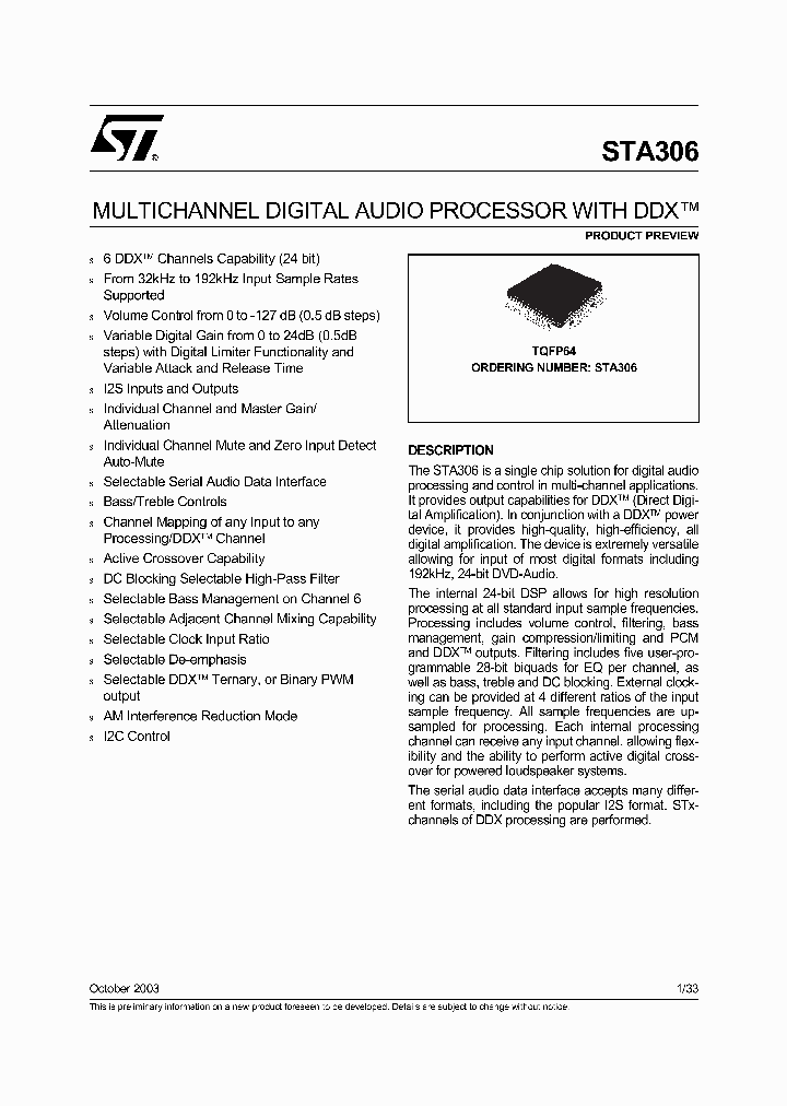 STA306_847751.PDF Datasheet