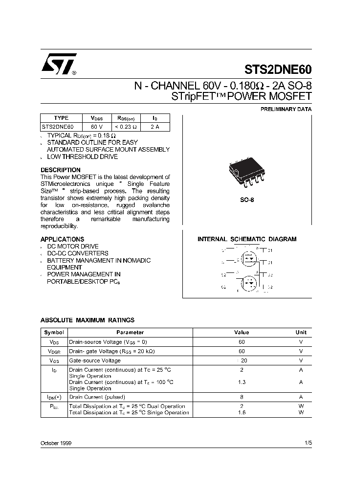 STS2DNE60_818906.PDF Datasheet